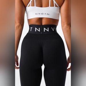 NVGT BLACK SPORT SEAMLESS LEGGINGS